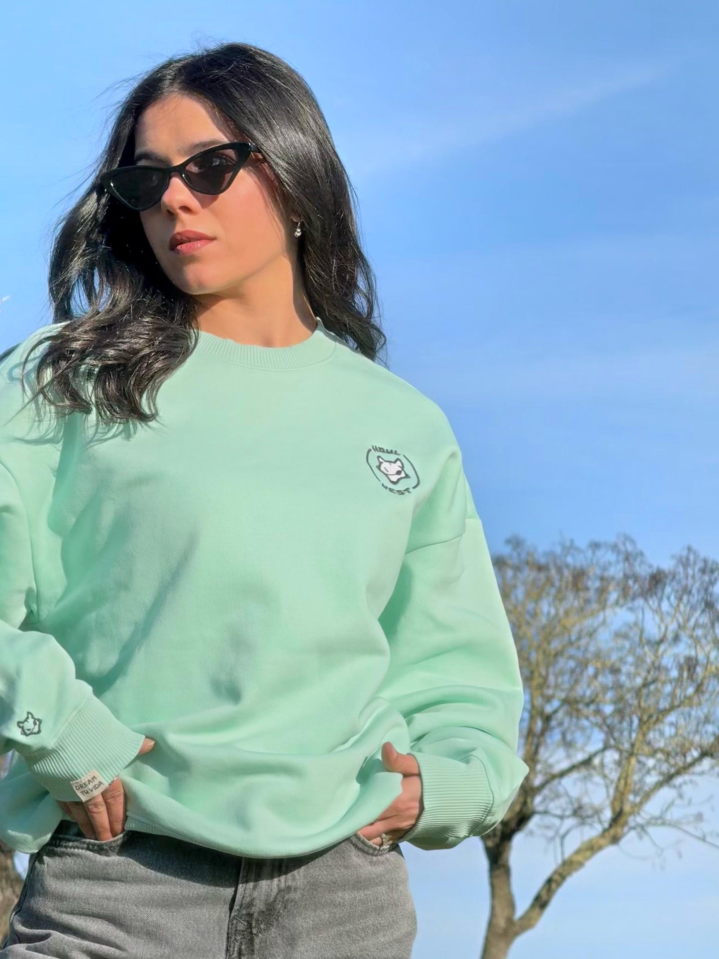 Sudadera Oversize Luna Nueva
