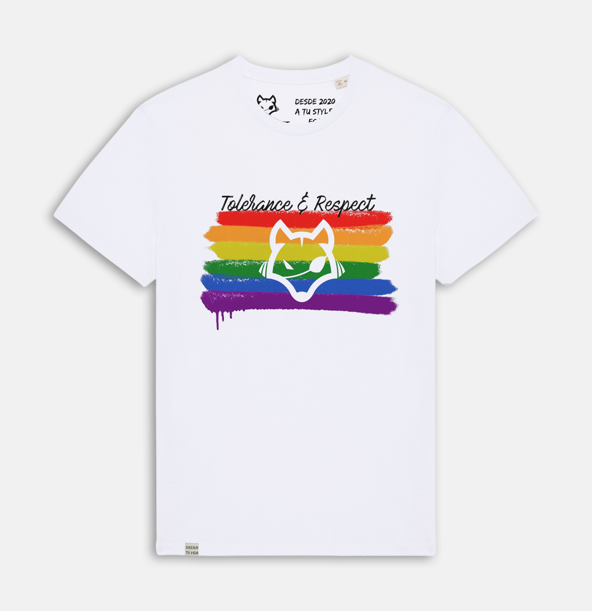 Camiseta Tolerance & Repect, Pride 🏳️🌈