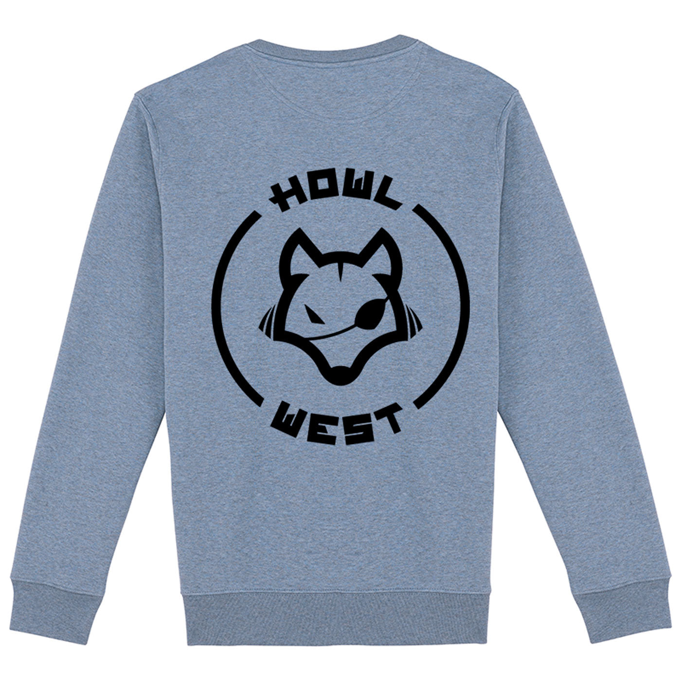 Sudadera Bordado Luna Nueva + Espalda Luna Llena - Howl West