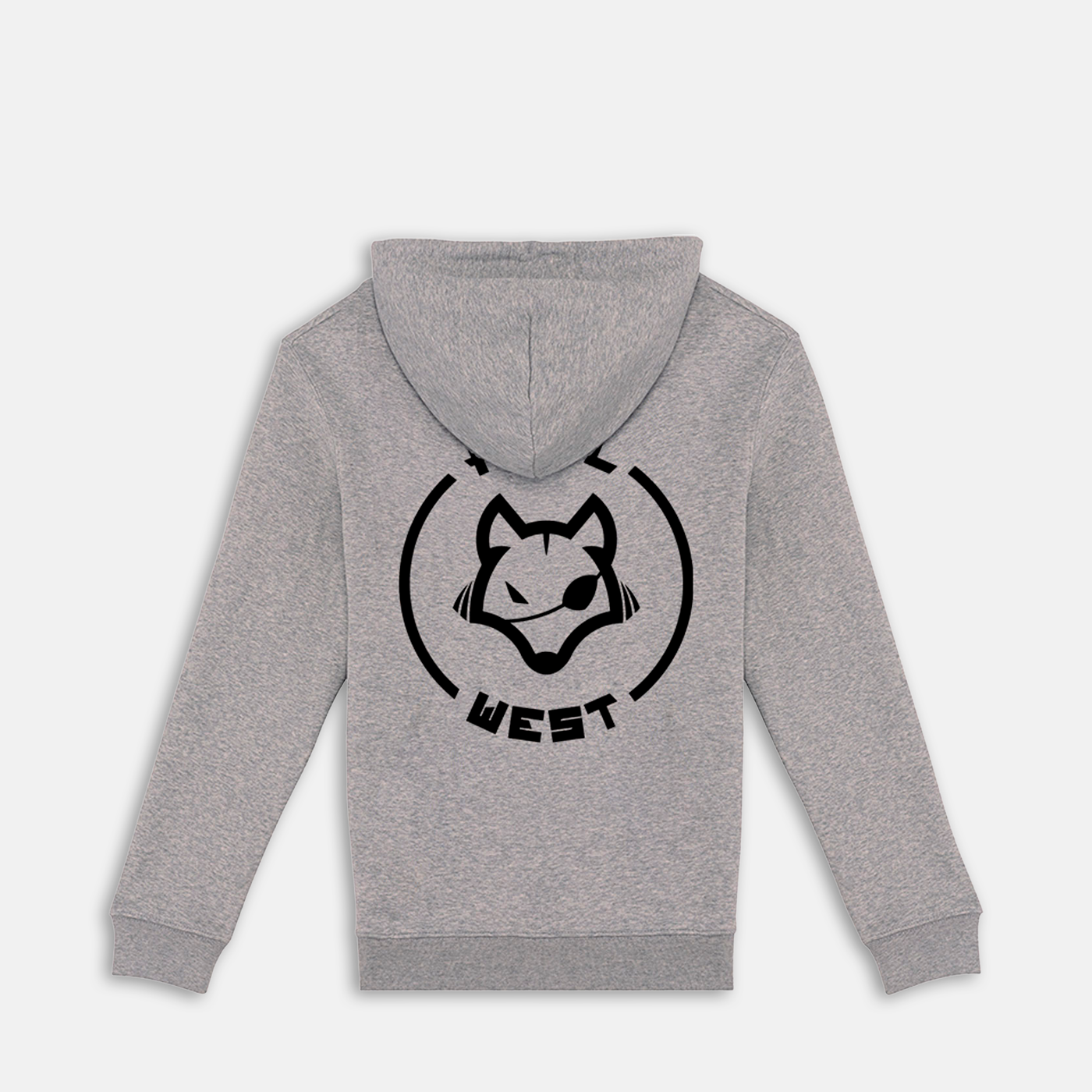 Hoodie con Bordado Frontal y Diseño en Espalda - Howl West