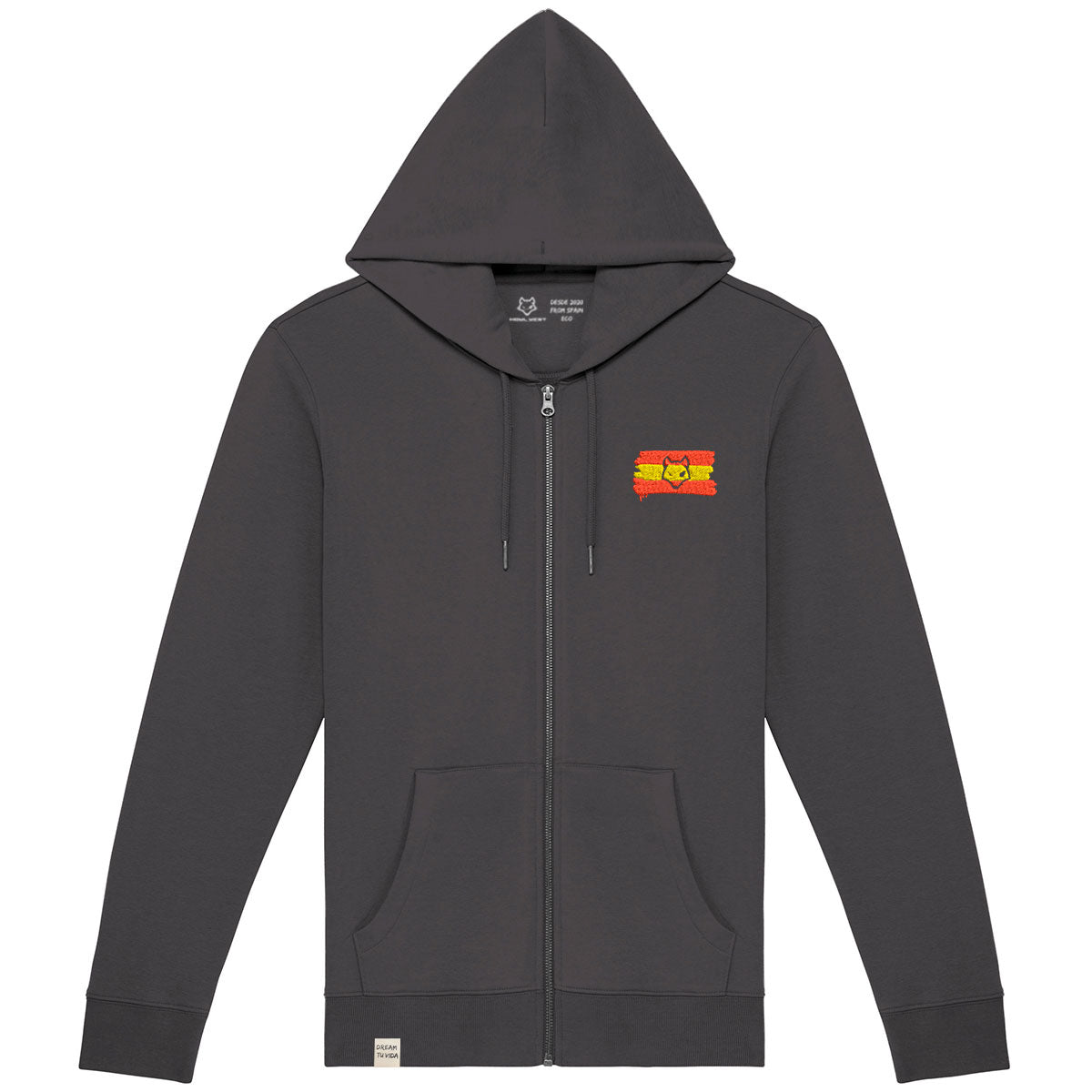 Sudadera Cremallera Capucha Hispania Bordada - Howl West