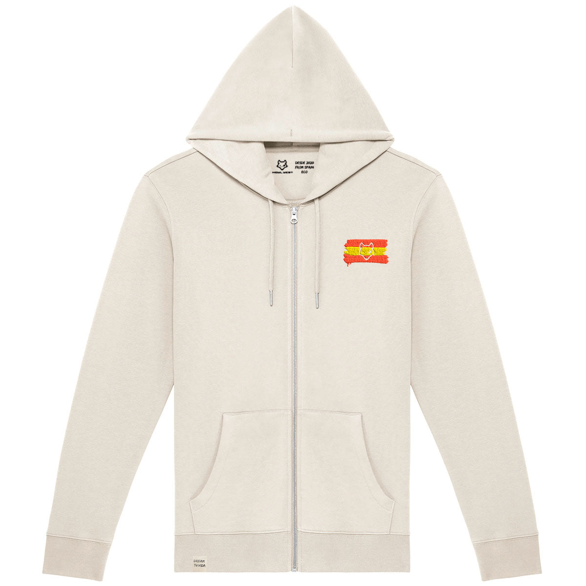 Sudadera Cremallera Capucha Hispania Bordada - Howl West