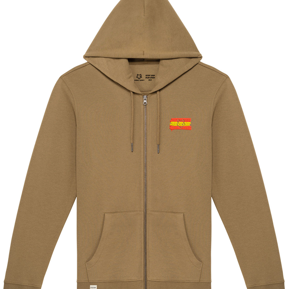 Sudadera Cremallera Capucha Hispania Bordada - Howl West