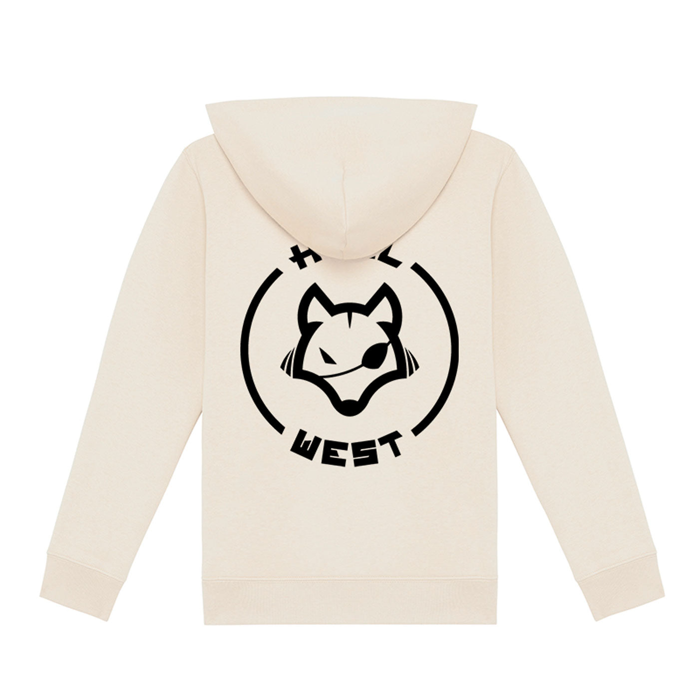 Say Cheese Bordado y Espalda Luna Llena Hoodie - Howl West