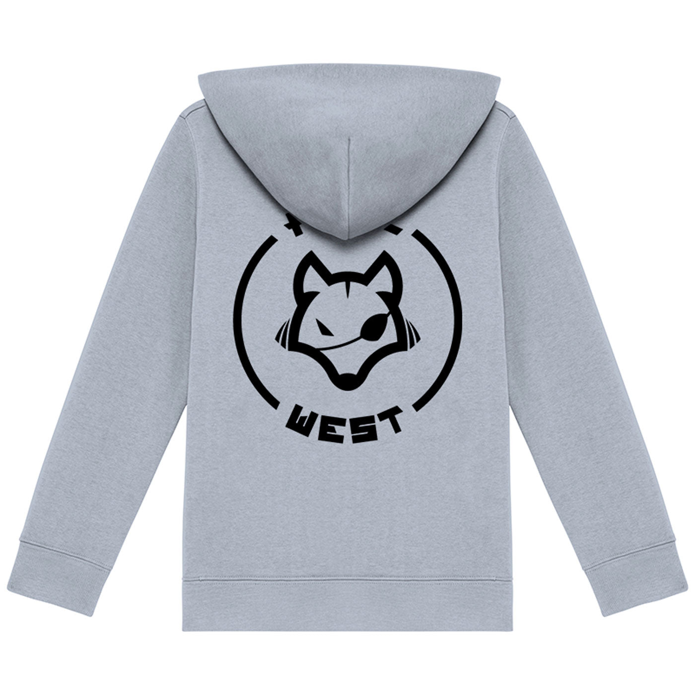 Say Cheese Bordado y Espalda Luna Llena Hoodie - Howl West