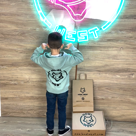 Say Cheese  Bordado y Espalda Luna Llena Hoodie - Howl West