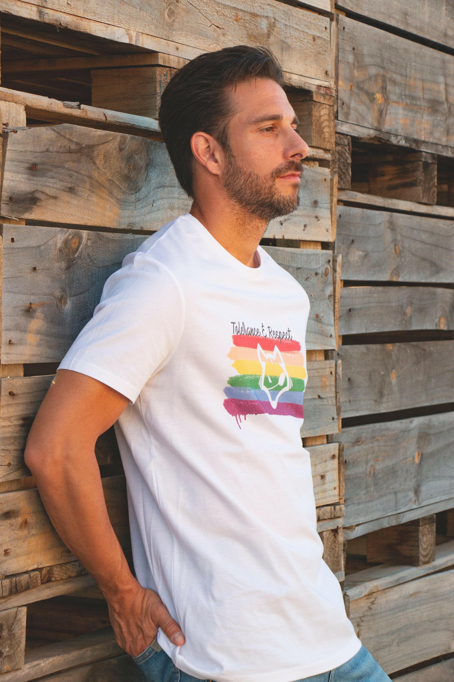 Camiseta Tolerance & Repect, Pride 🏳️🌈 - Howl West