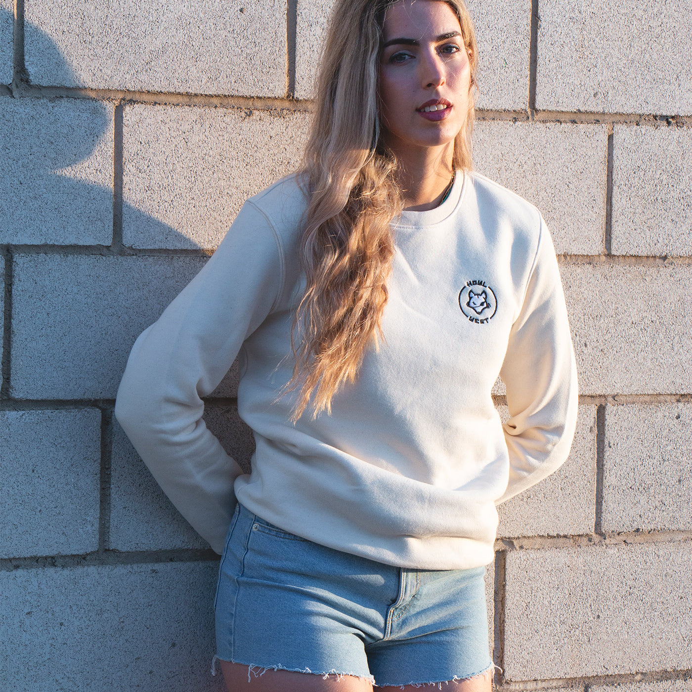 Sudadera Bordado Luna Llena - Howl West