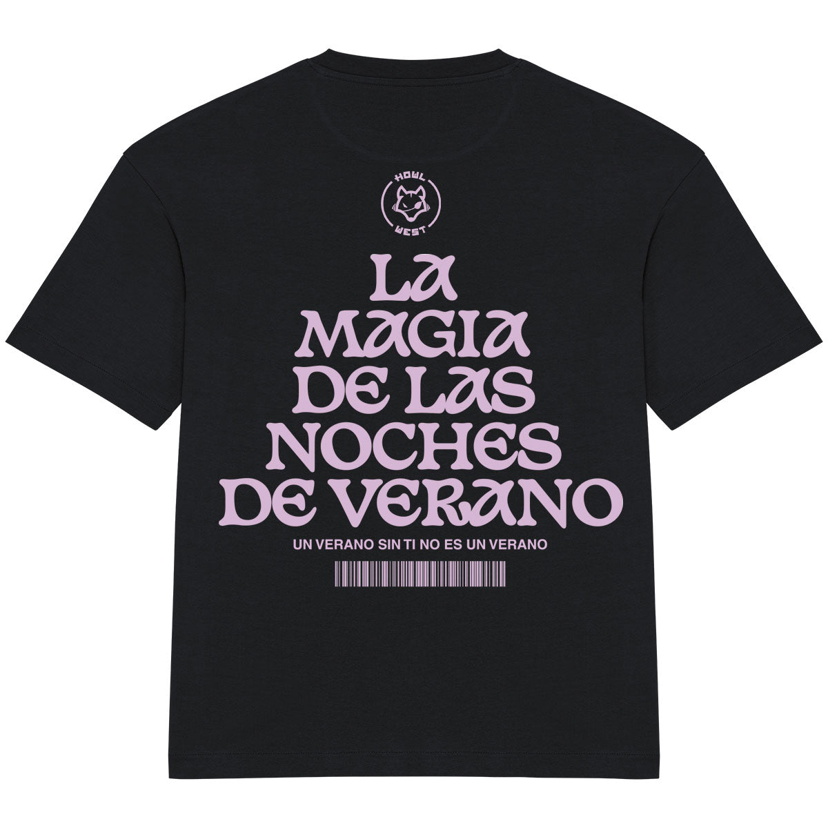 Camiseta oversize las noches de verano urban sostenible
