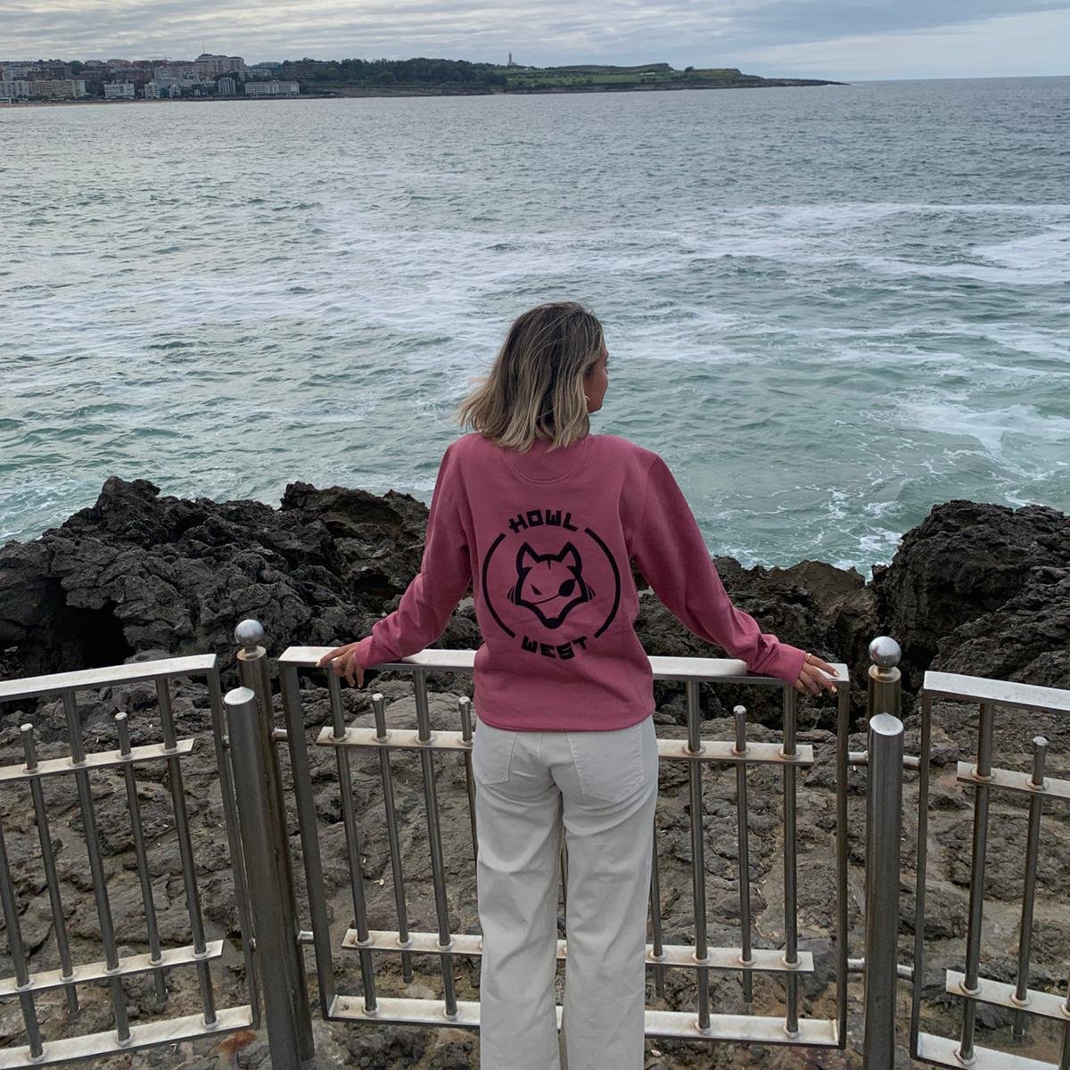 Sudadera Bordado Luna Nueva + Espalda Luna Llena - Howl West