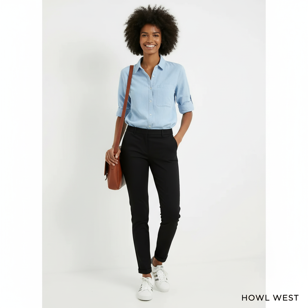 Pantalón Chino Urban Sostenible corte femenino Howl West
