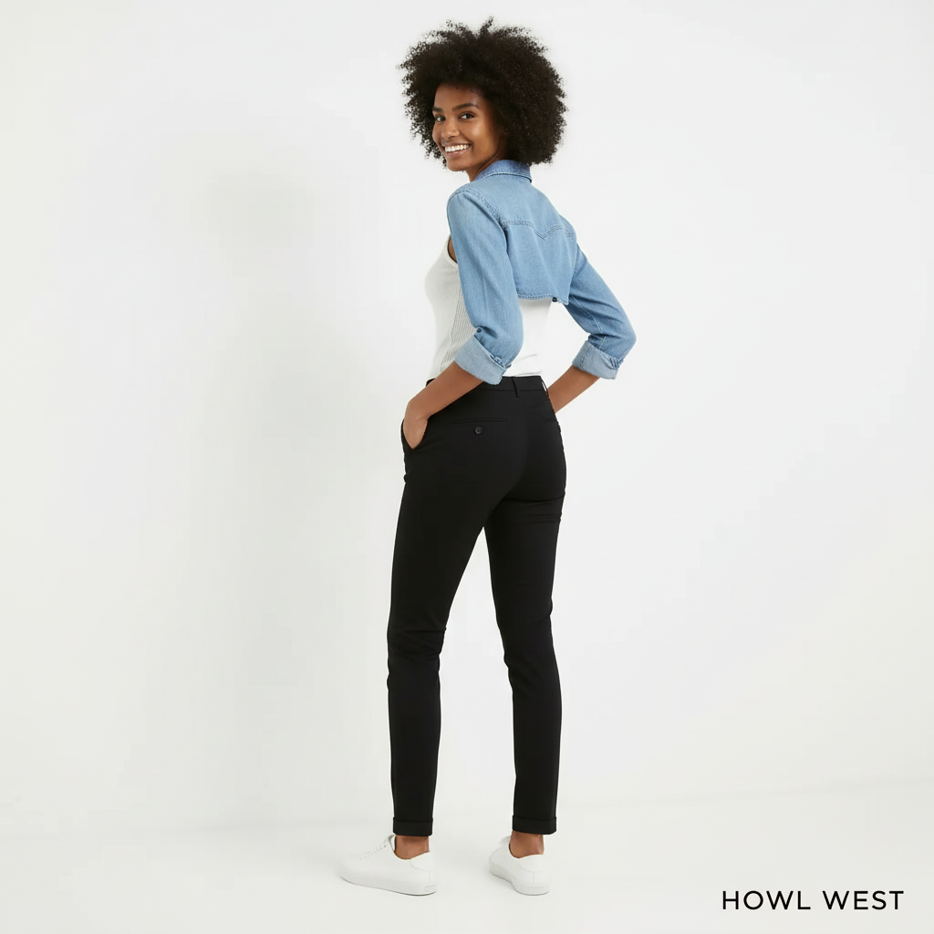 Pantalón Chino Urban Sostenible corte femenino Howl West