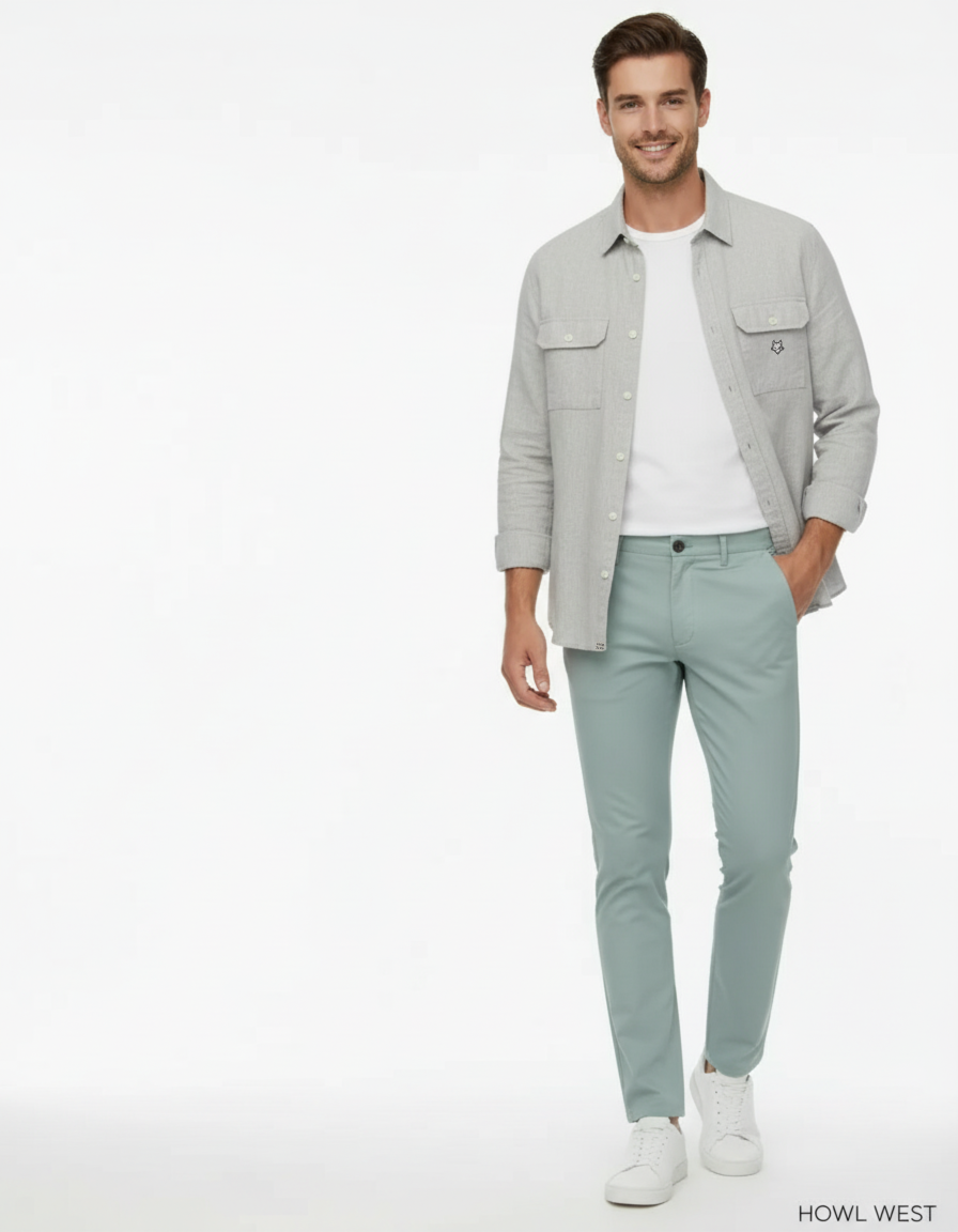Pantalón Chino Urban Sostenible corte masculino Howl West