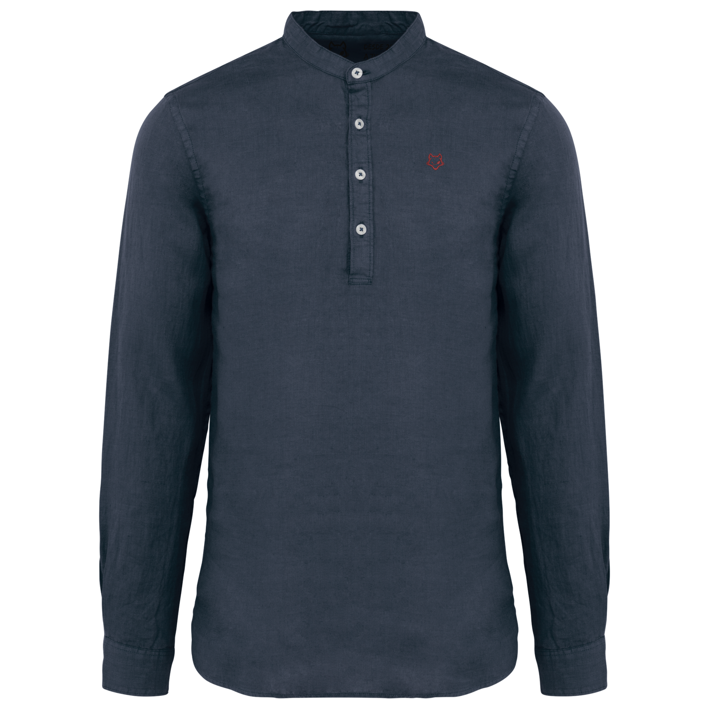 Camisa Lino cuello mao