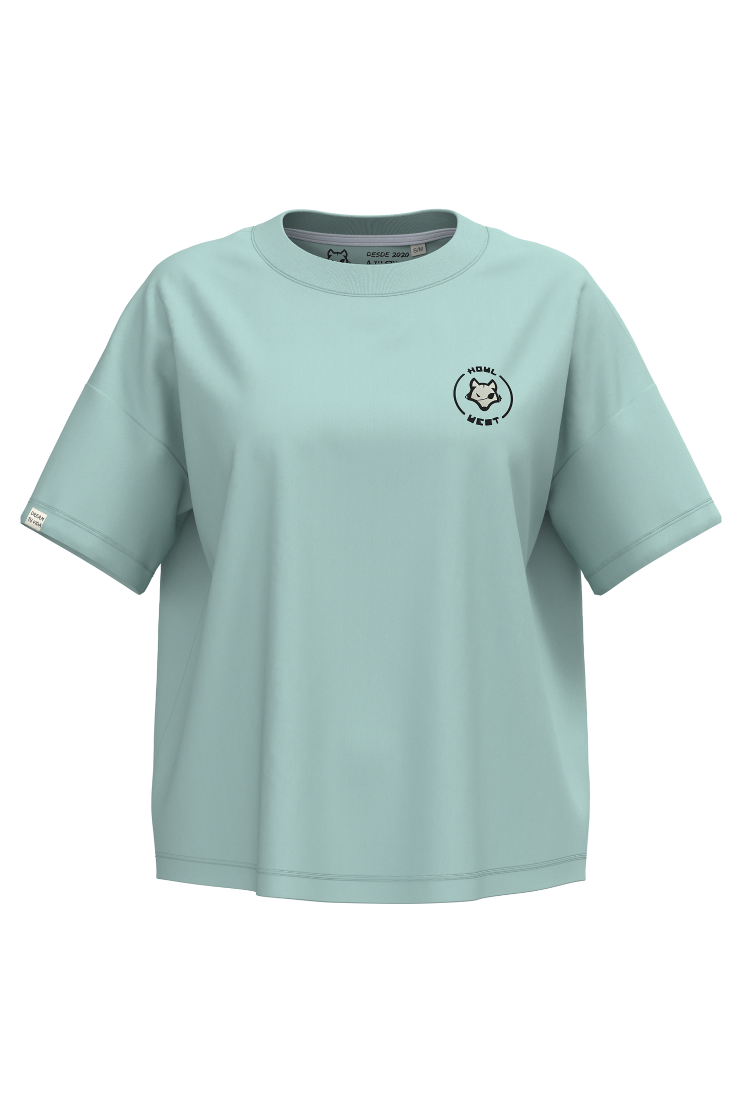 Camiseta oversize chica urban sostenible - Howl West