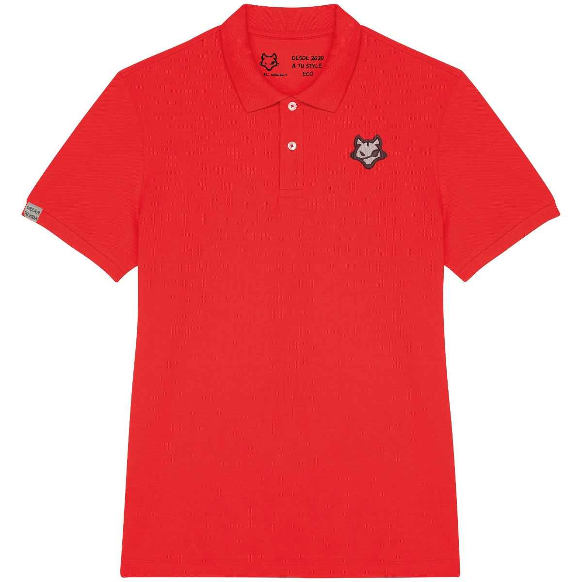 Polo Punto Piqué Bordado Head Eco - Howl West