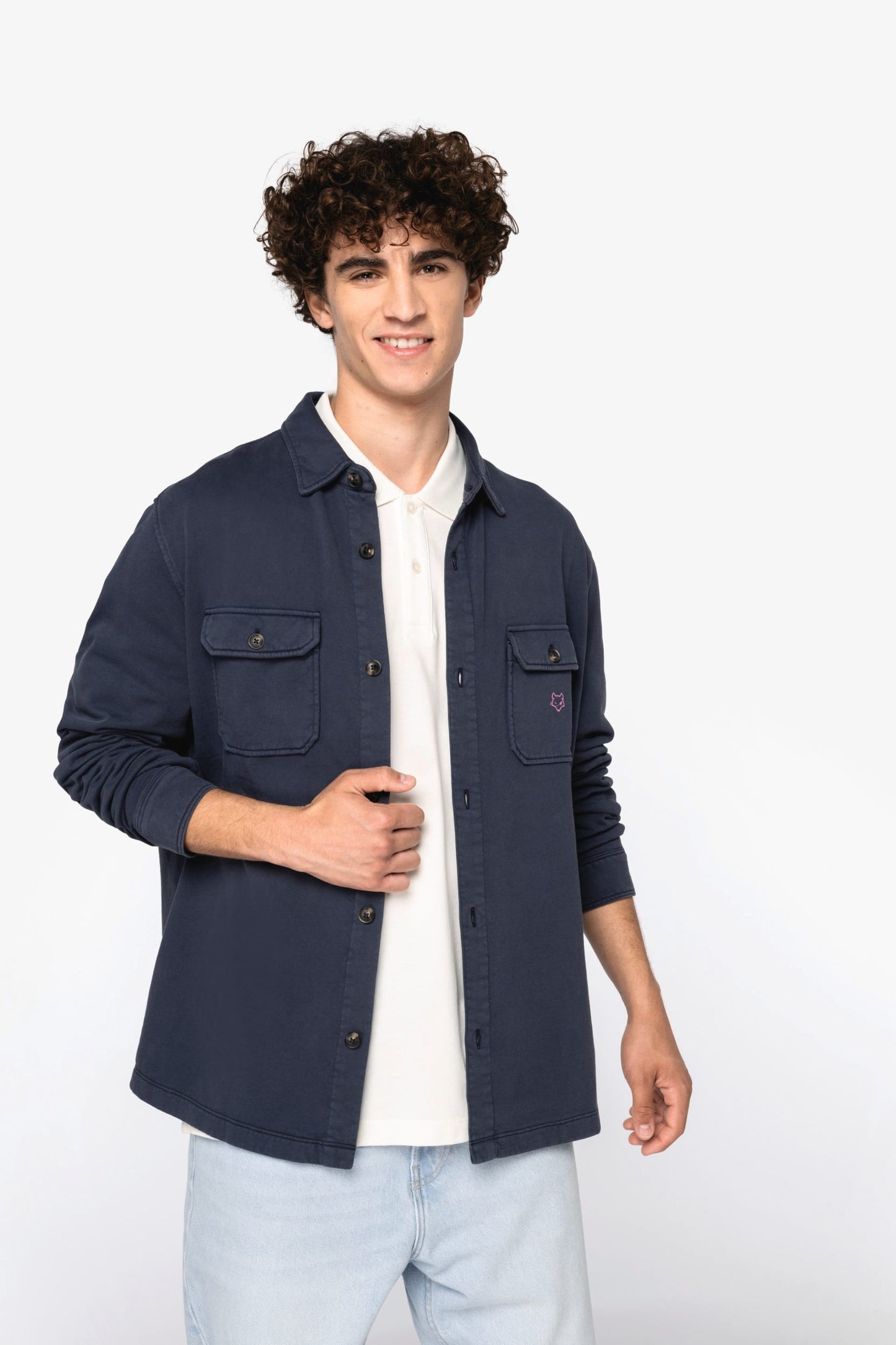 Sobrecamisa Eco Efecto Lavado de Felpa Perchada - Howl West