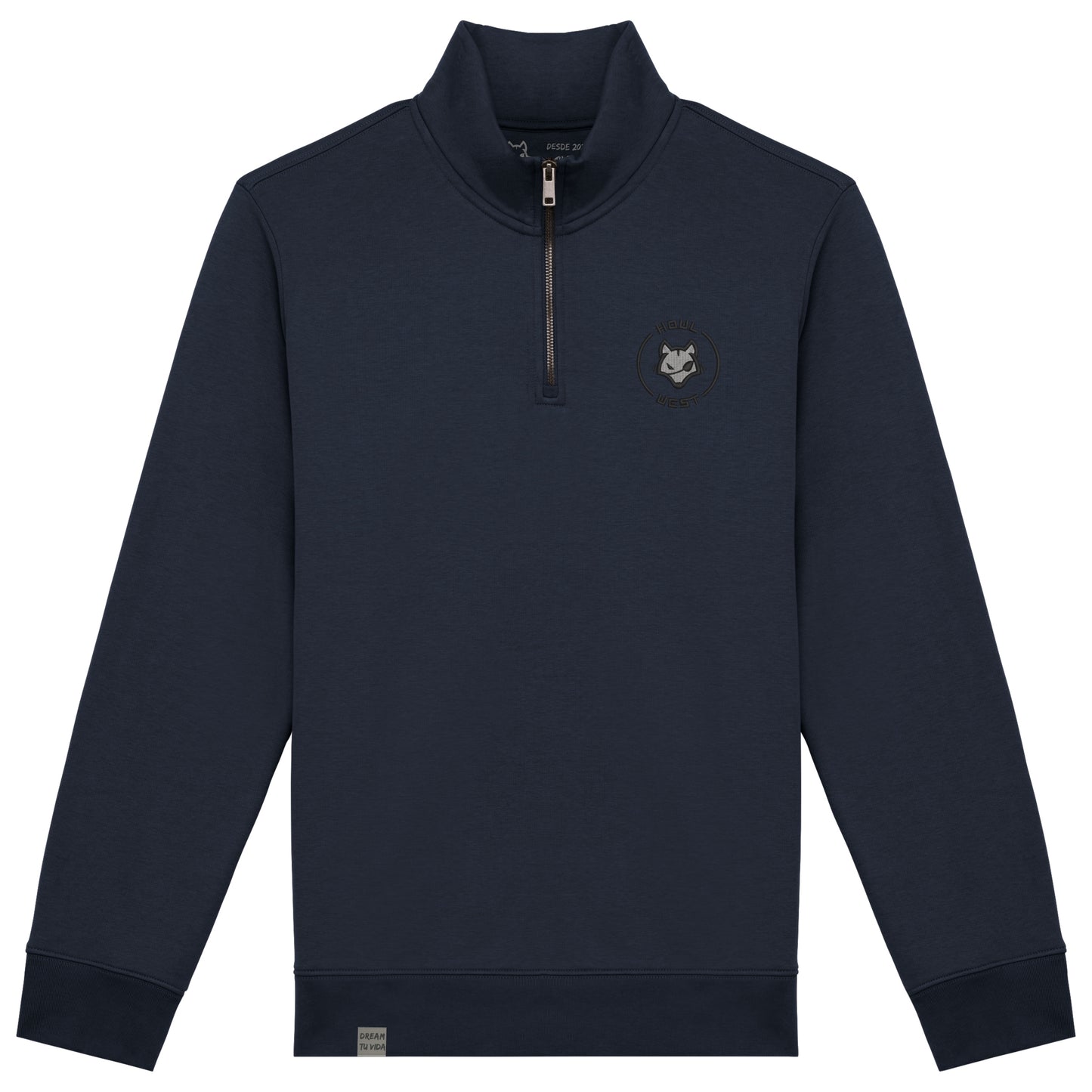 Sudadera ecorresponsable de cuello alto Luna Nueva - Howl West