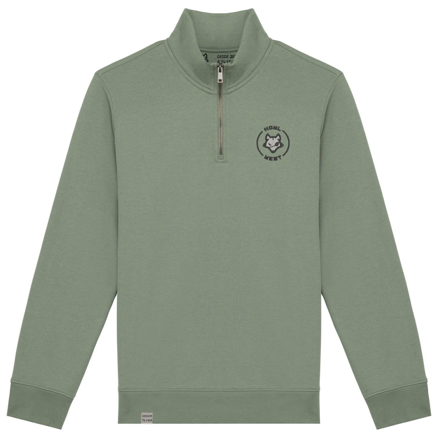 Sudadera ecorresponsable de cuello alto Luna Nueva - Howl West