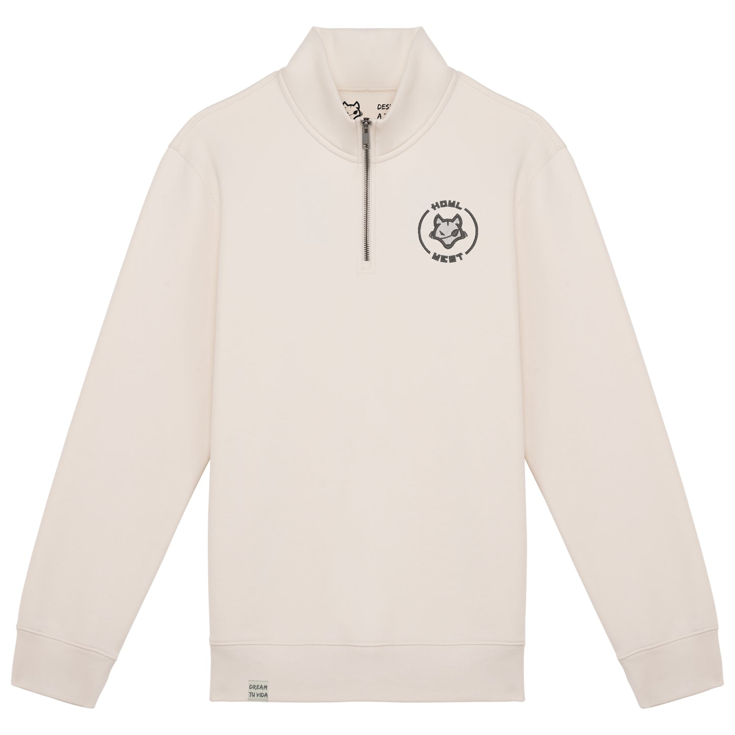 Sudadera ecorresponsable de cuello alto Luna Nueva - Howl West