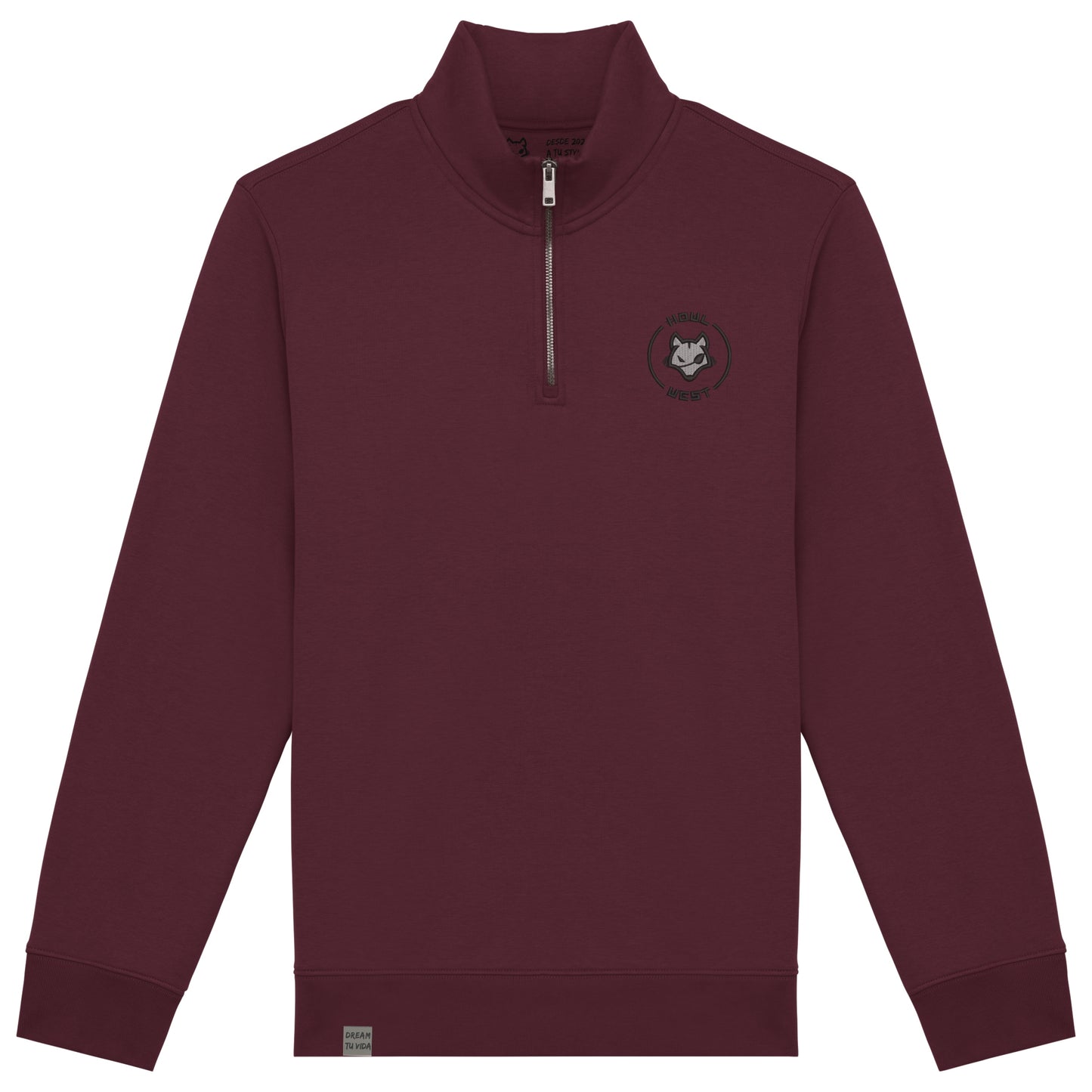 Sudadera ecorresponsable de cuello alto Luna Nueva - Howl West