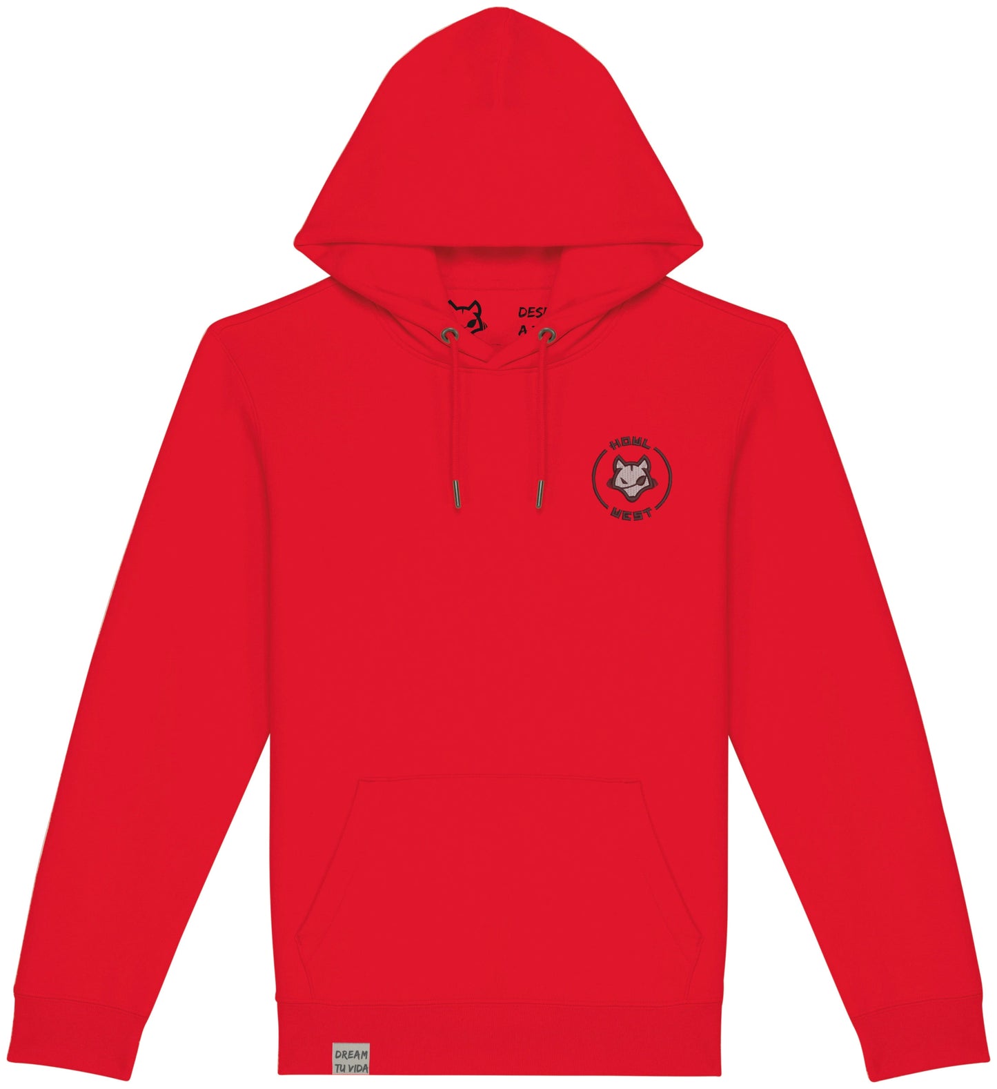 Hoodie Bordado y Espalda Luna - Howl West