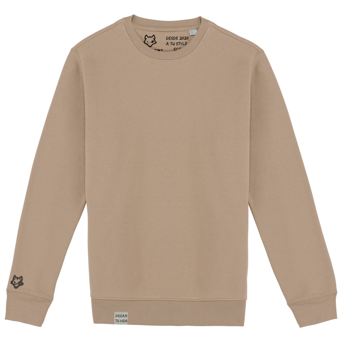 Sudadera Básica Bordado Manga - Howl West