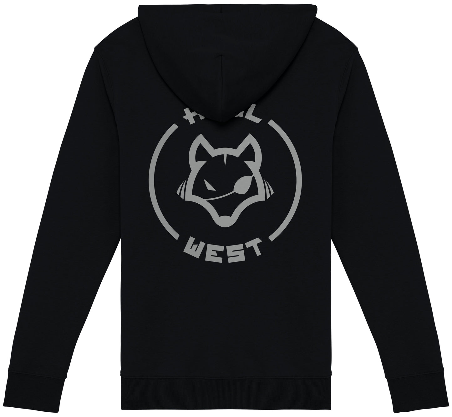 Sudadera Cremallera Capucha Luna N. Bordado y Espalda Llena - Howl West