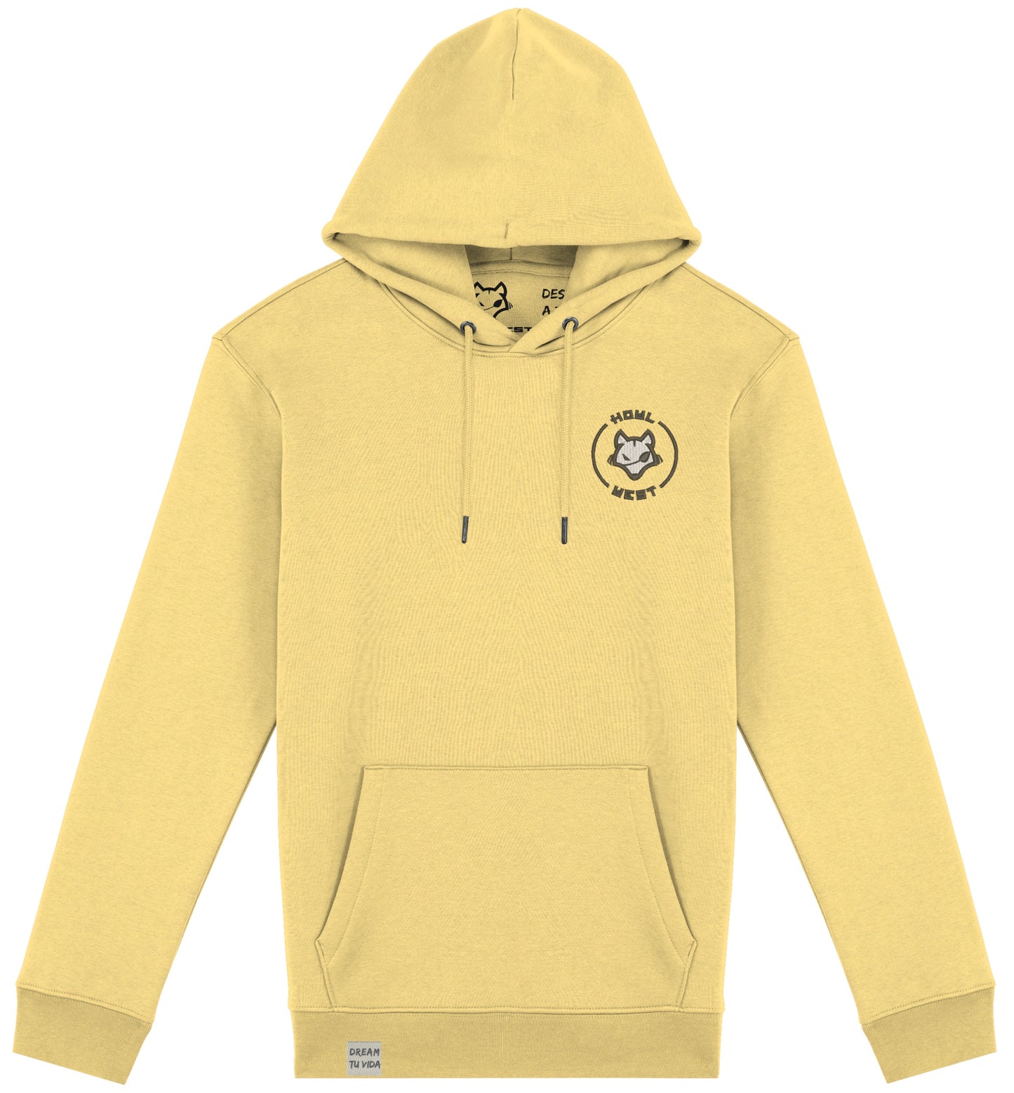 Hoodie Bordado y Espalda Luna - Howl West