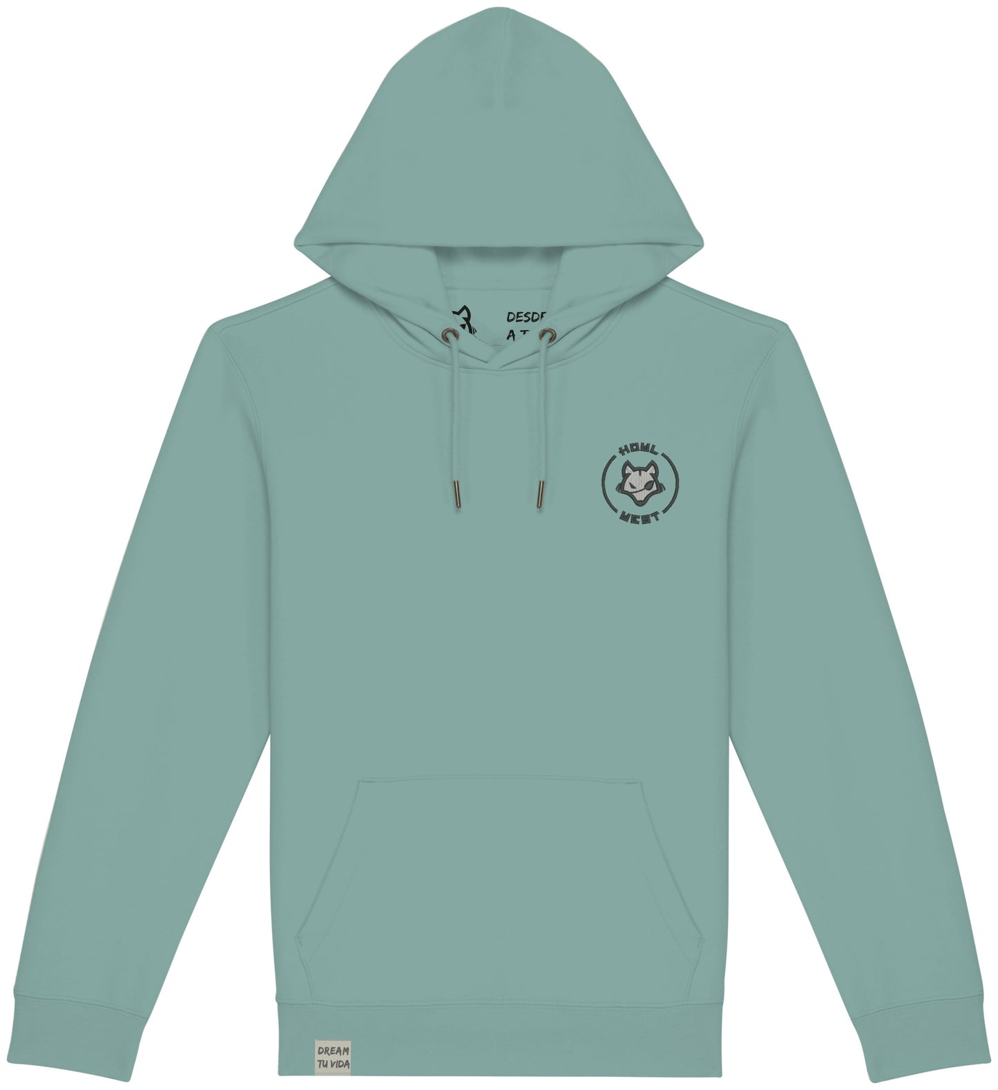 Hoodie Bordado y Espalda Luna - Howl West