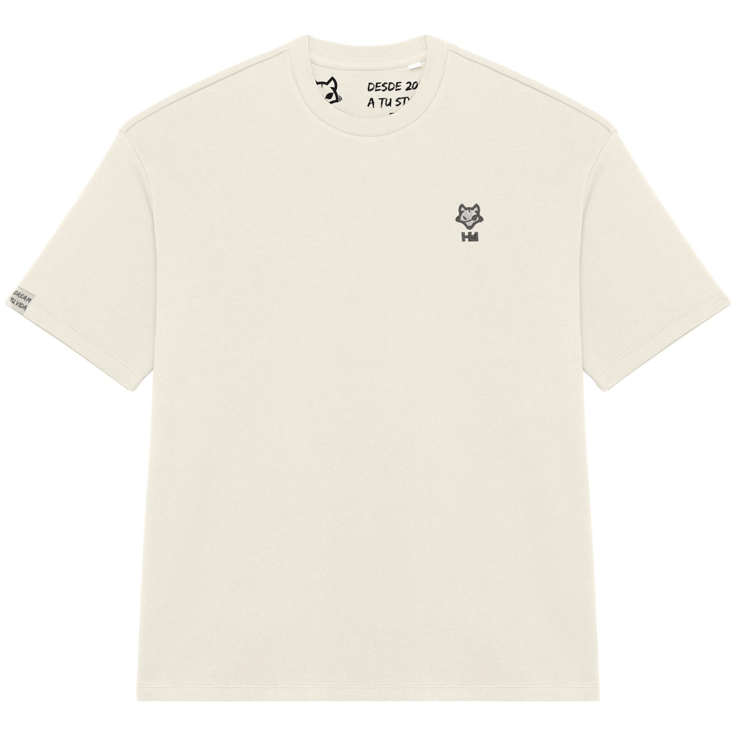 Camiseta Oversize Gruesa Lobo HW - Howl West