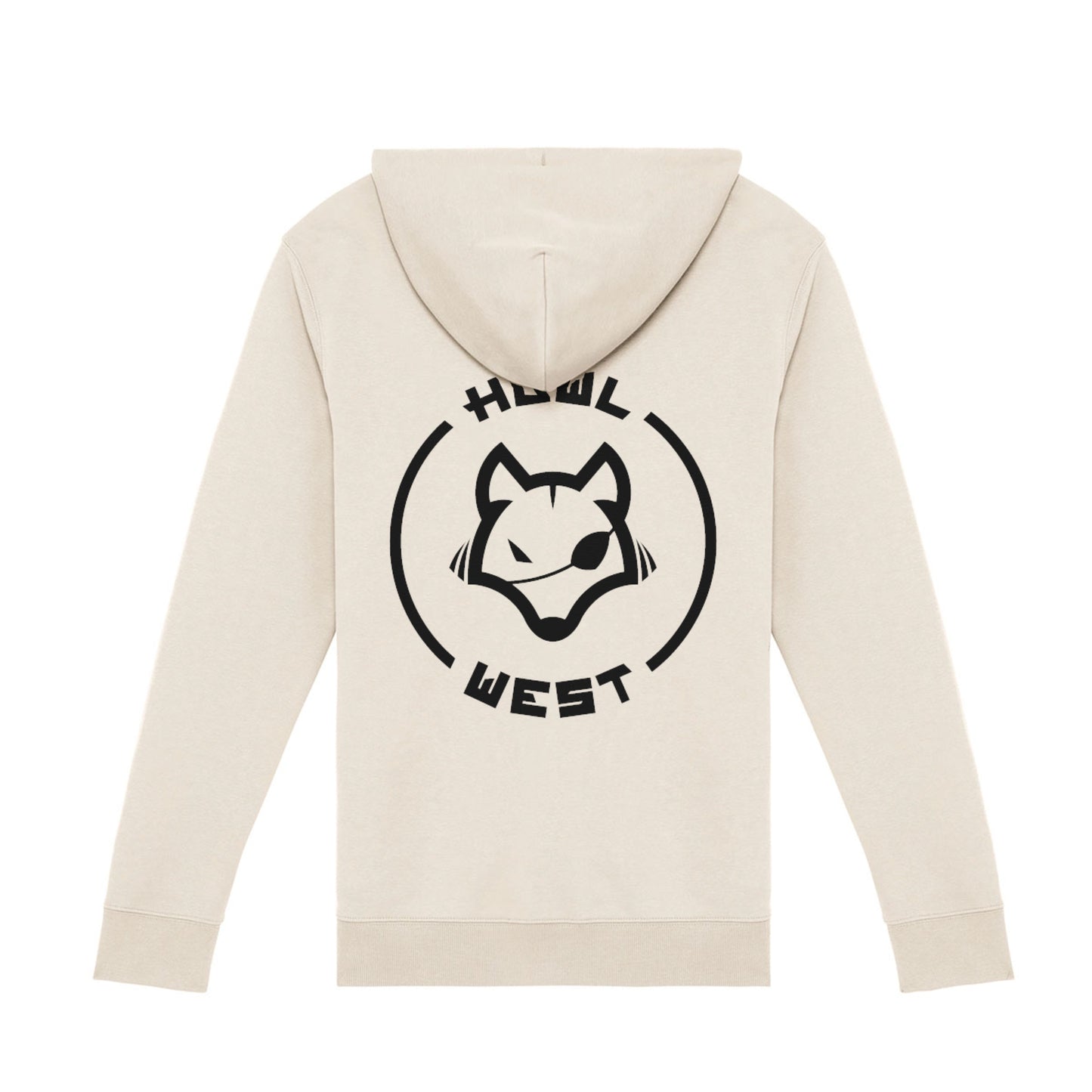 Sudadera Cremallera Capucha Luna N. Bordado y Espalda Llena - Howl West