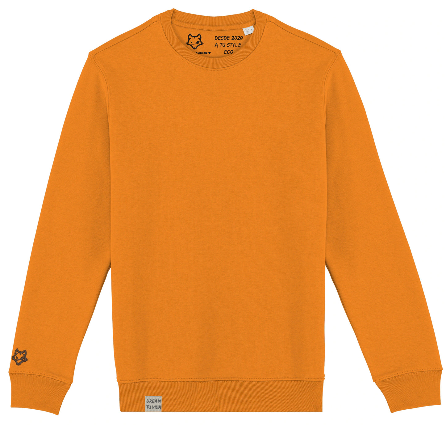 Sudadera Básica Bordado Manga - Howl West