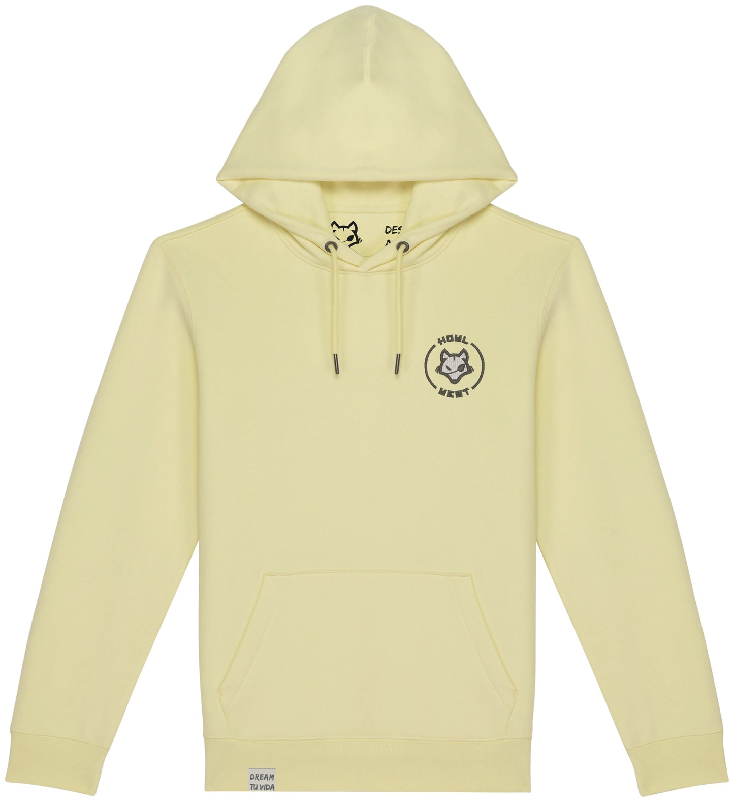 Hoodie Bordado y Espalda Luna - Howl West