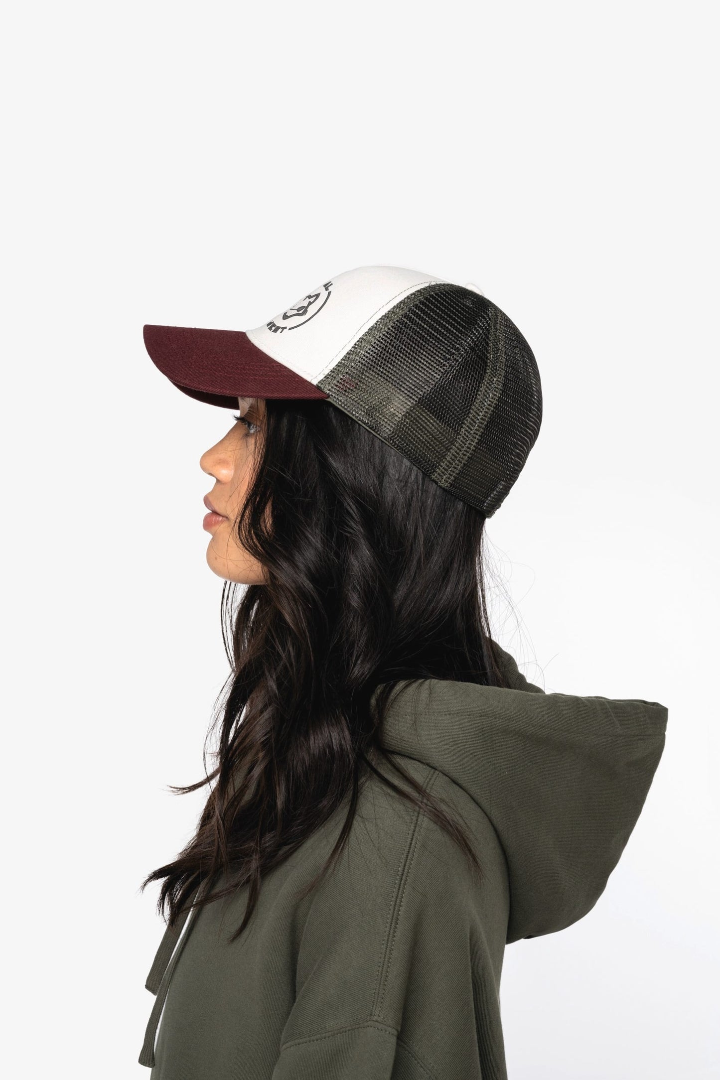 Gorra 5 paneles tres colores rejilla Efecto Lavado ECO Bordada - Howl West