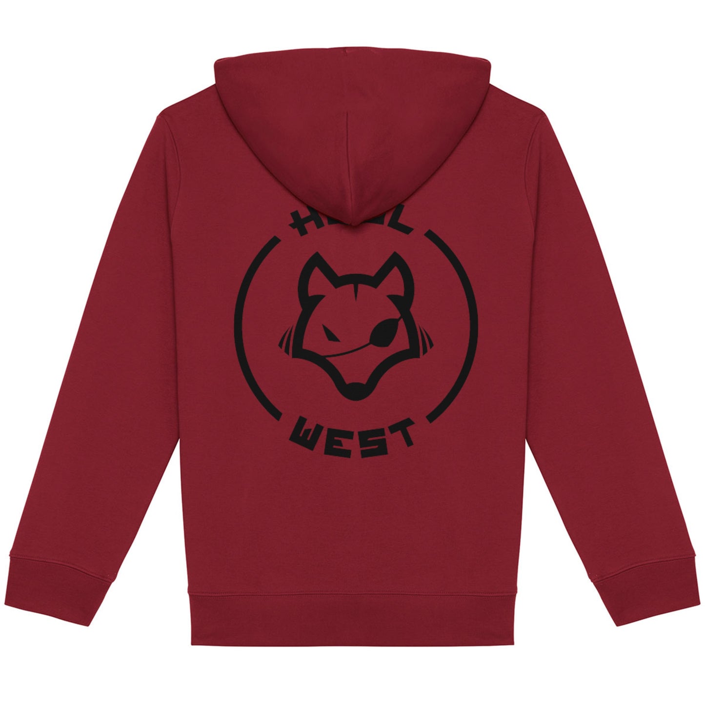 Sudadera Cremallera Capucha Luna N. Bordado y Espalda Llena - Howl West
