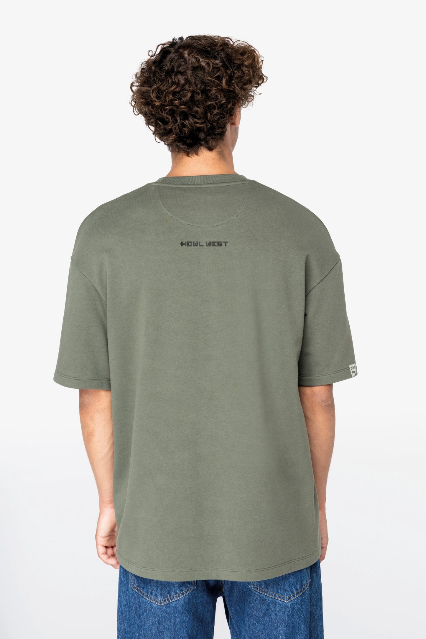 Camiseta Oversize Gruesa Lobo HW - Howl West