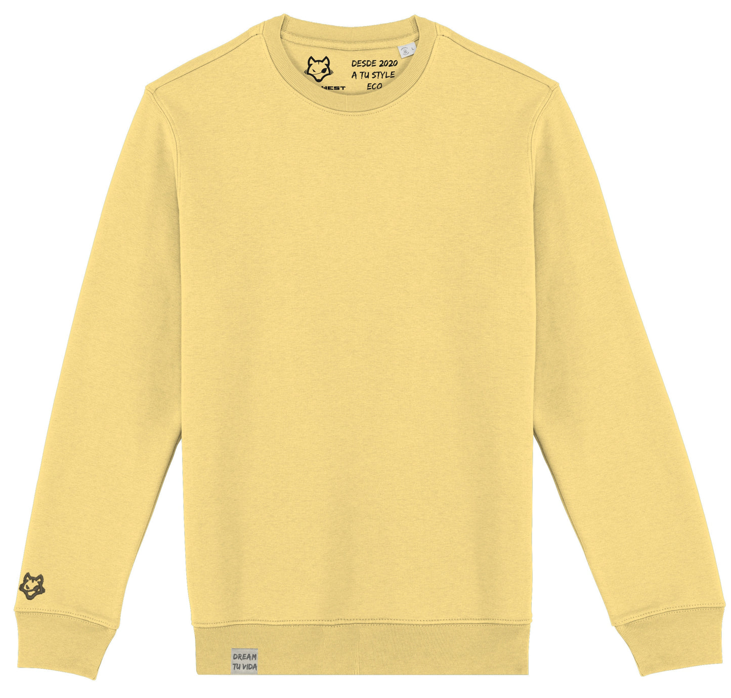 Sudadera Básica Bordado Manga - Howl West
