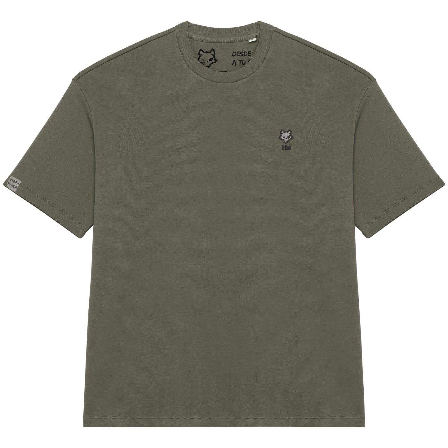 Camiseta Oversize Gruesa Lobo HW - Howl West