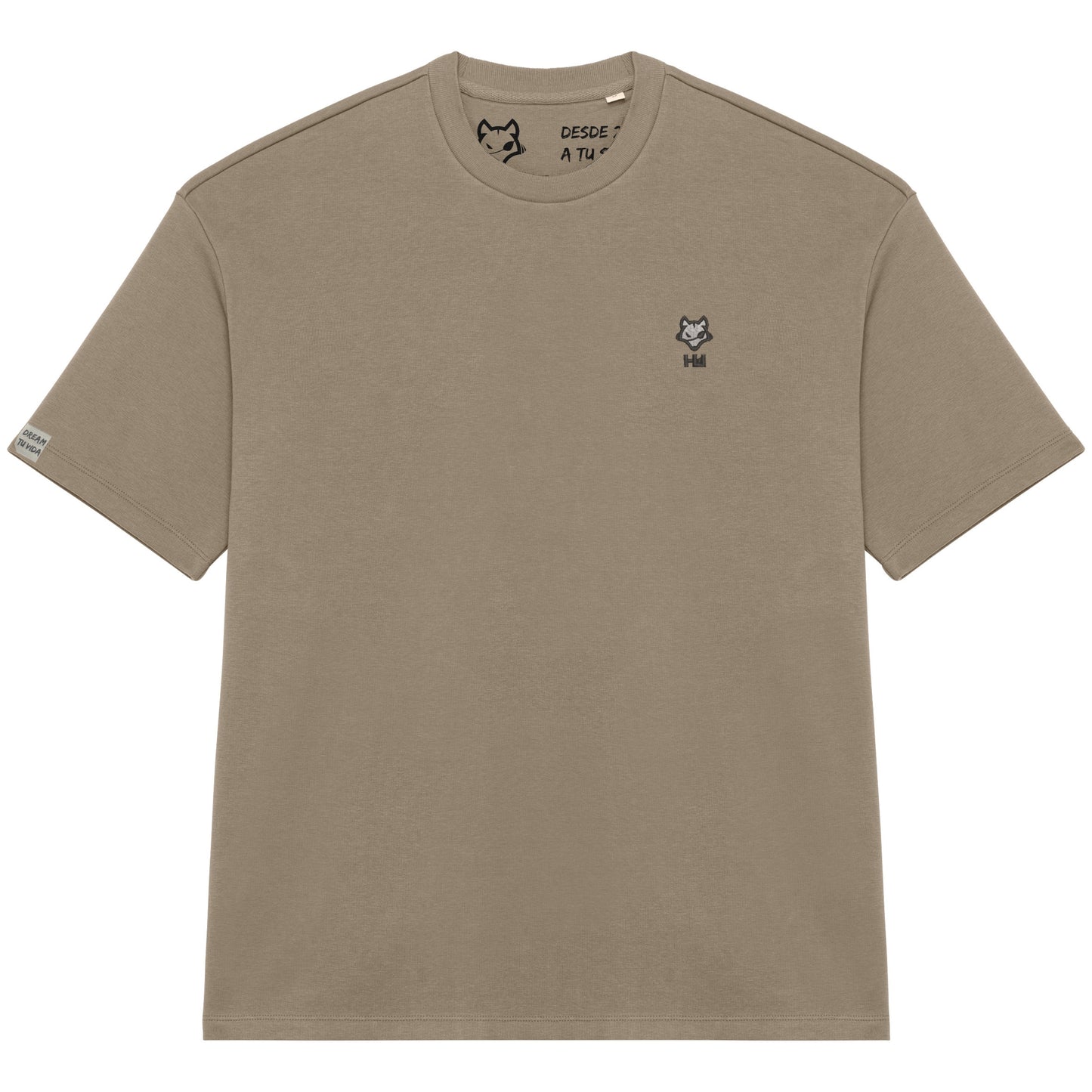 Camiseta Oversize Gruesa Lobo HW - Howl West