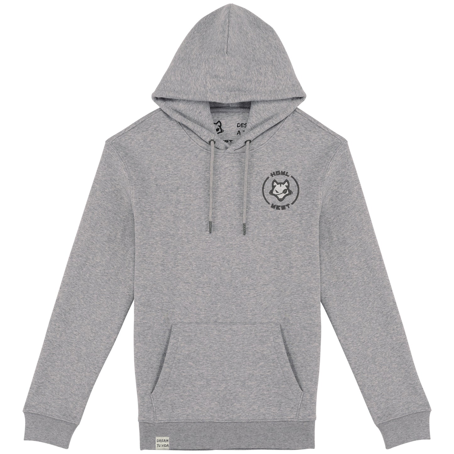 Hoodie Bordado y Espalda Luna - Howl West