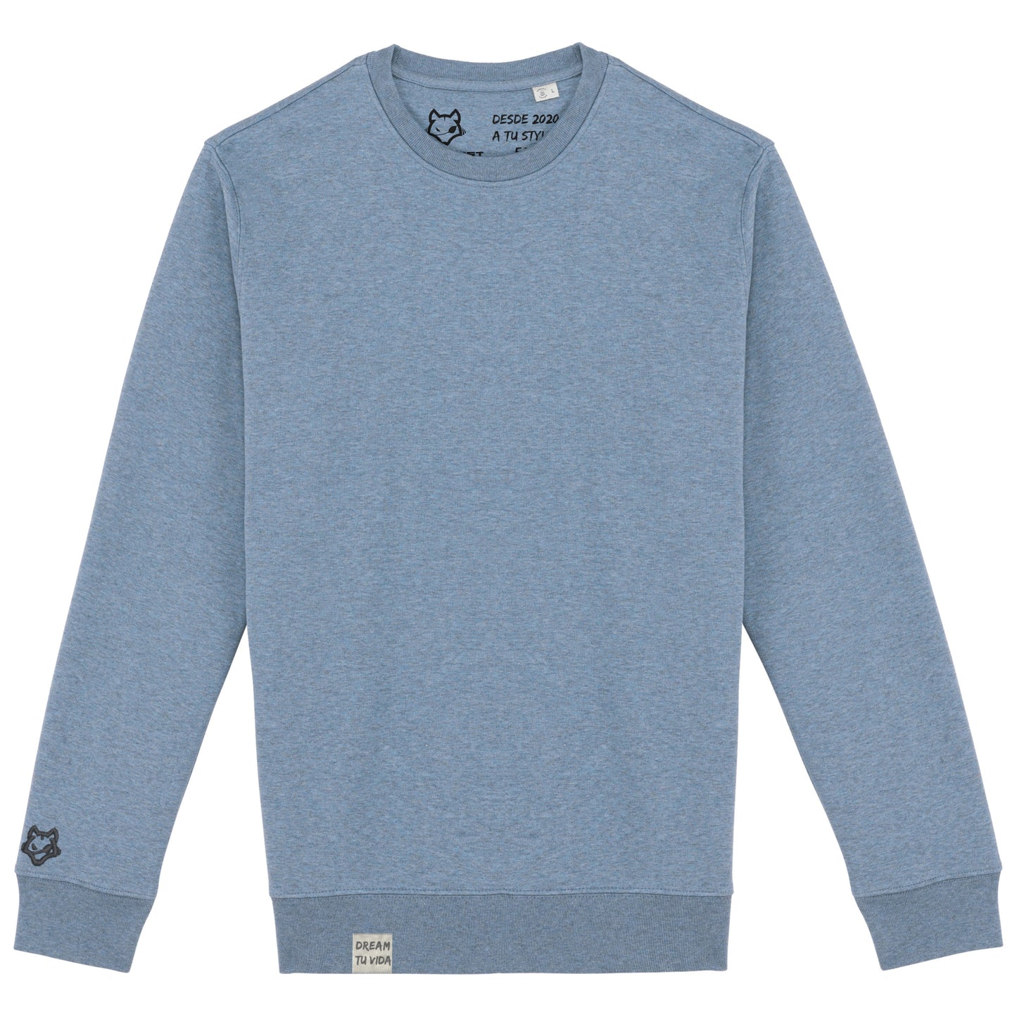 Sudadera Básica Bordado Manga - Howl West