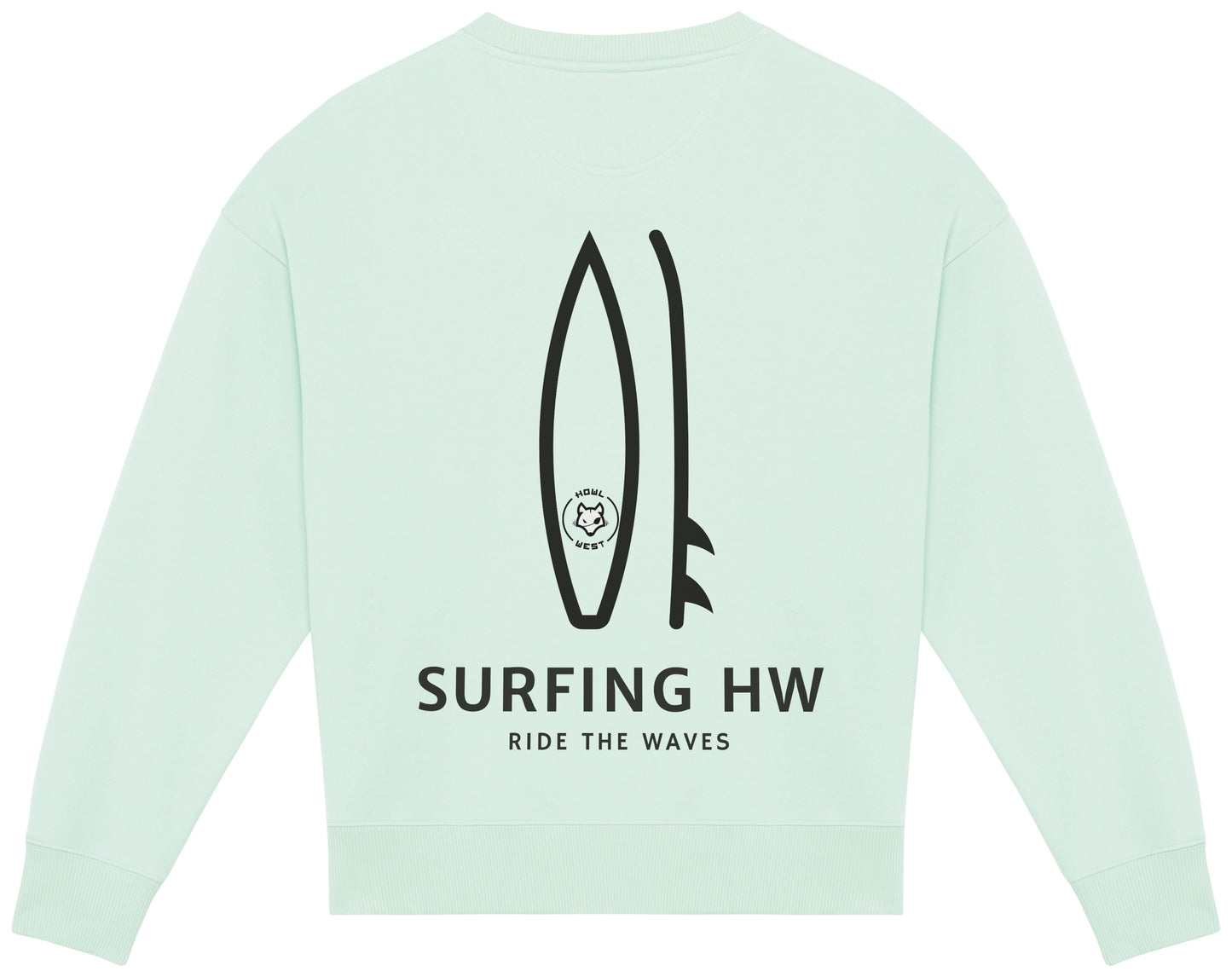 Sudadera Oversize Ride the Waves - Howl West