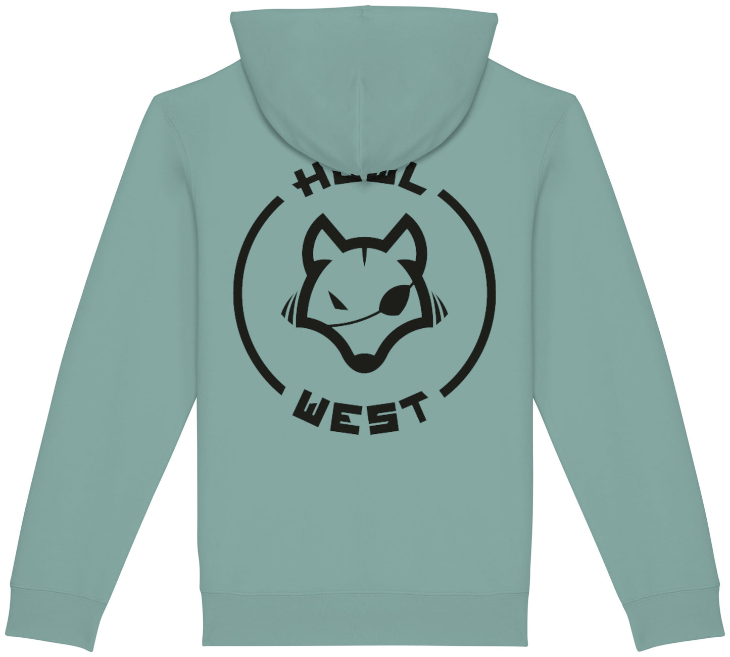 Hoodie Bordado y Espalda Luna - Howl West