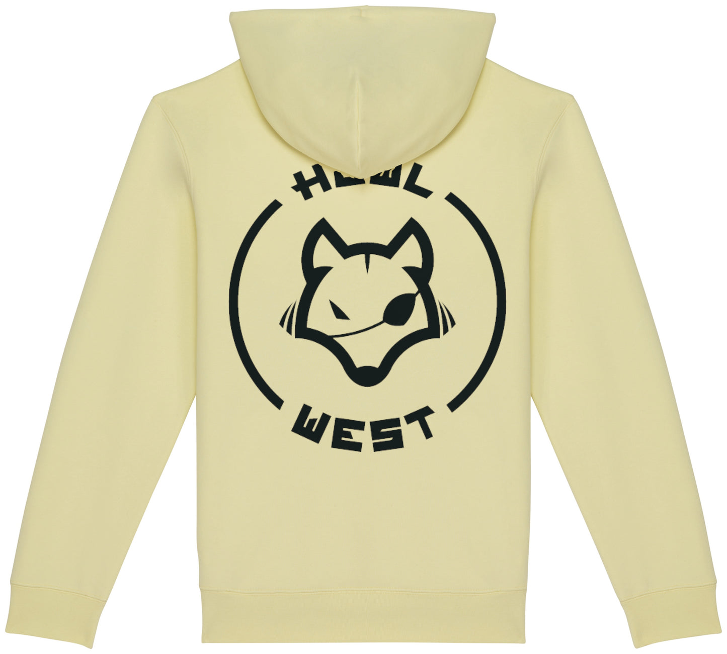 Hoodie Bordado y Espalda Luna - Howl West