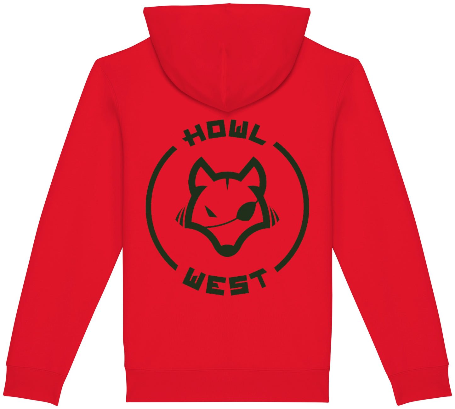 Hoodie Bordado y Espalda Luna - Howl West