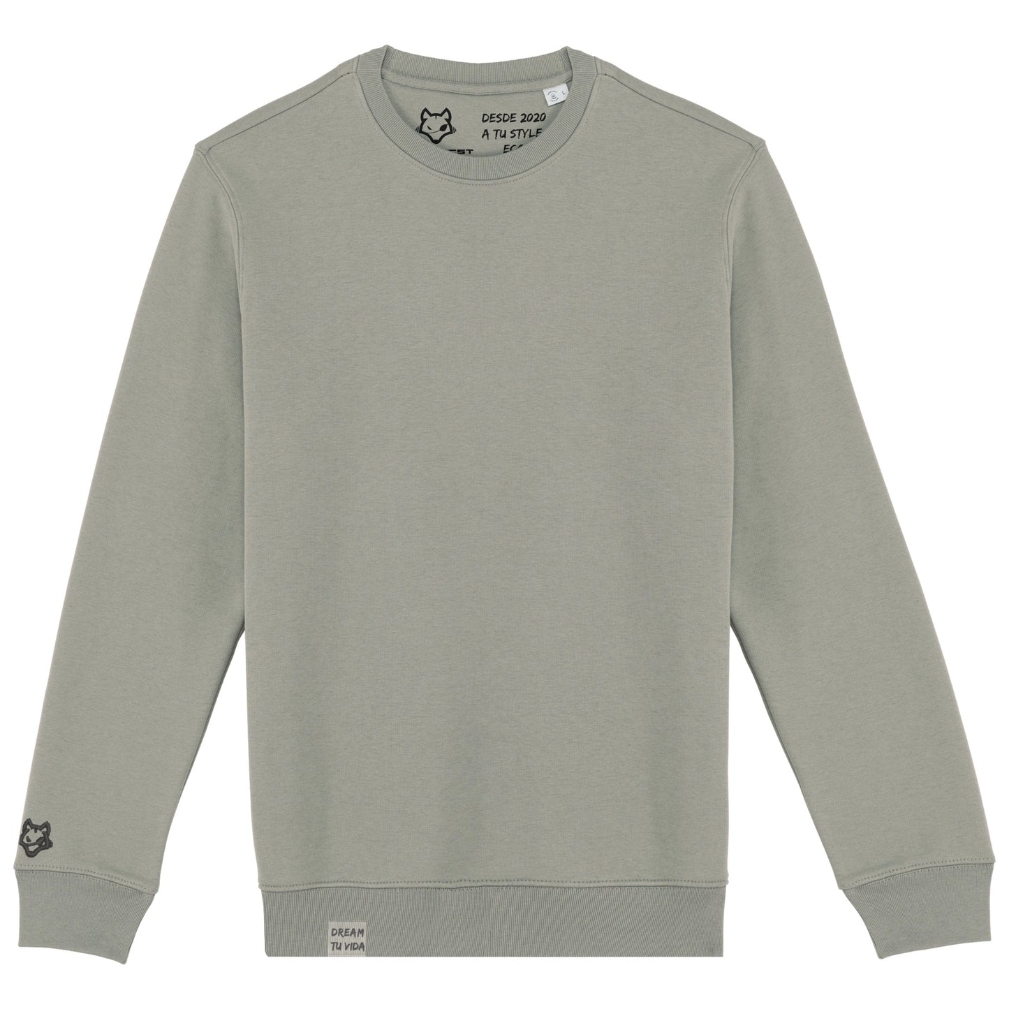 Sudadera Básica Bordado Manga - Howl West