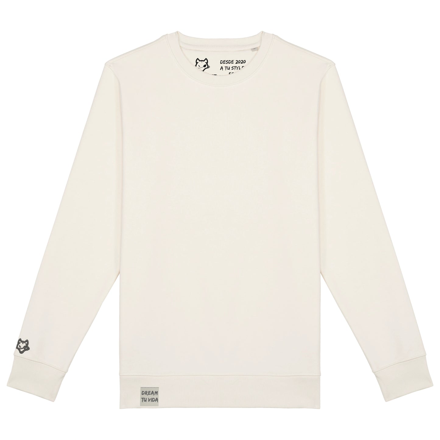 Sudadera Básica Bordado Manga - Howl West