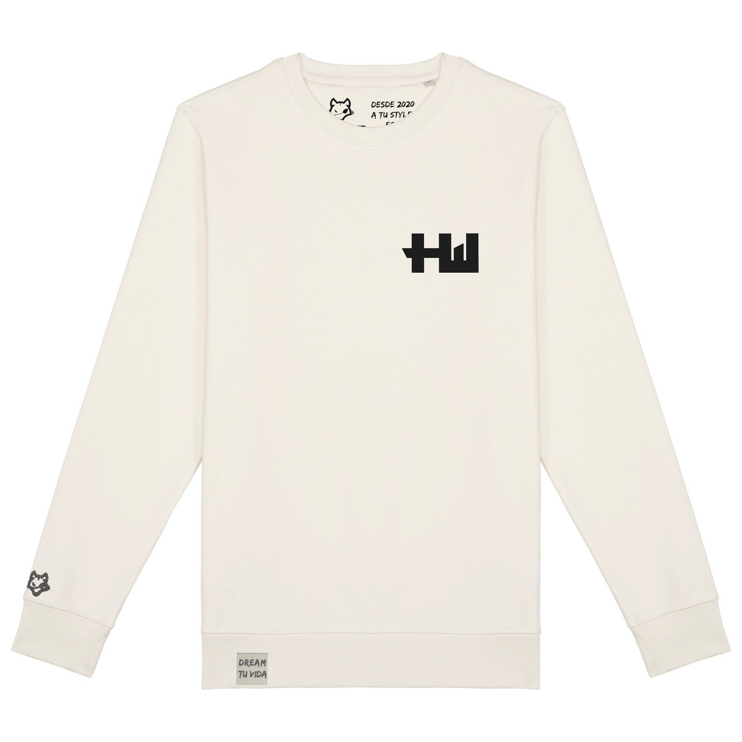 Sudadera HW Corazón + Bordado en manga - Howl West