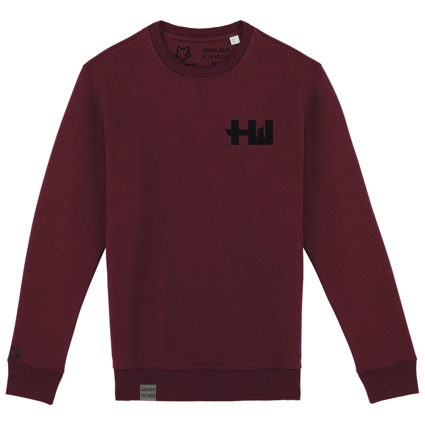 Sudadera HW Corazón + Bordado en manga - Howl West